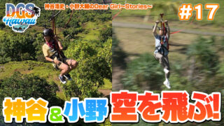 初めてのジップライン！神谷浩史と小野大輔がハワイの大自然（山）を全身で体感！【DGSinHAWAII 第17話】